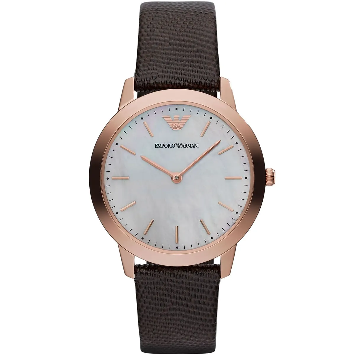 Emporio Armani Dino Slim Rose Gold Women's Watch - AR1748