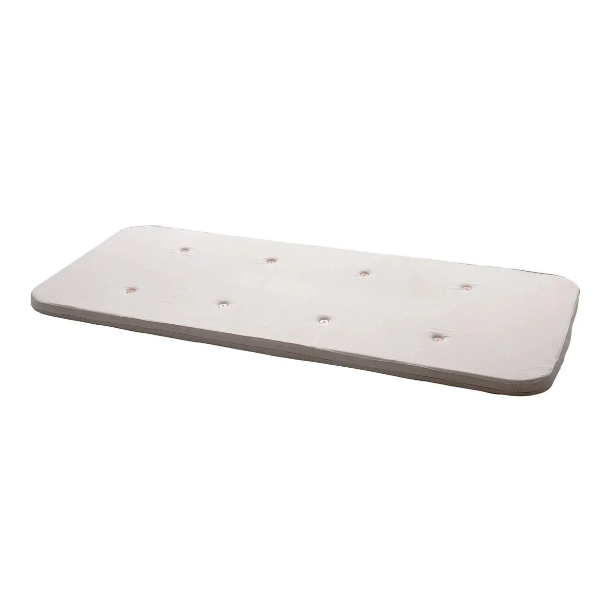 2025 Oliver Furniture speelmatras voor Wood Original �C 90x207x5 cm | Oeko-Tex gecertificeerd koudschuim & GOTS katoenen hoes | Natuurlijke kleuren, afneembare en wasbare hoes