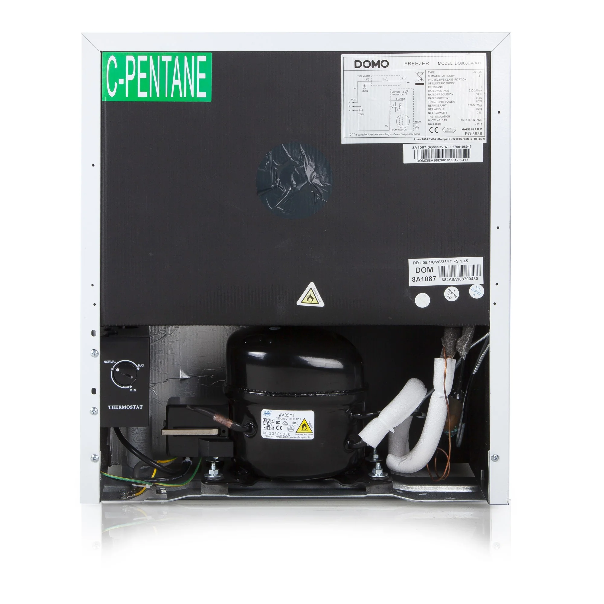 Domo Gefrierschrank DO91102F, 33 Liter, D-Kl