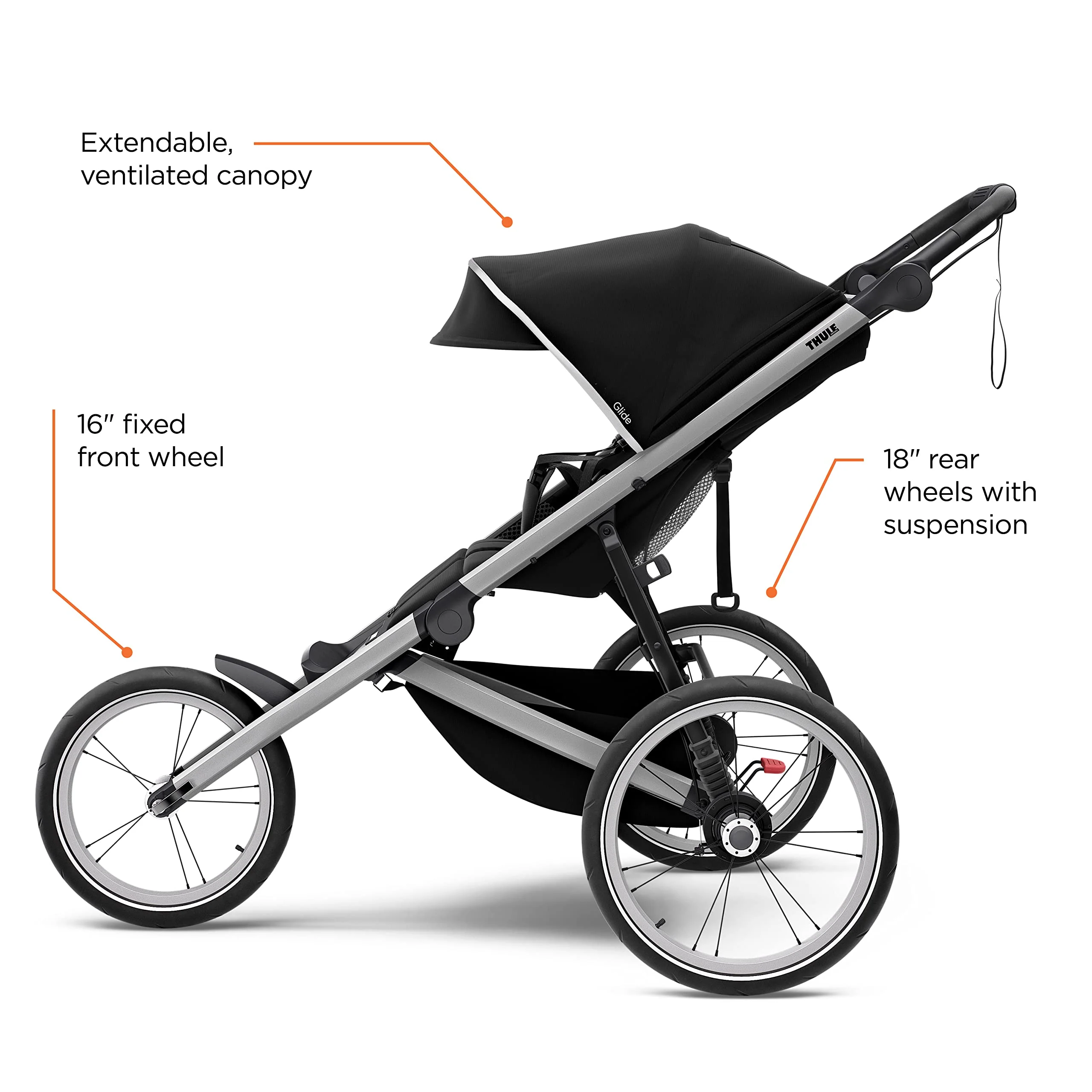 2025 Cochecito de Jogging de Alto Rendimiento Thule Glide