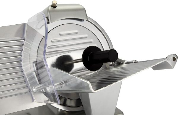 10 Premium Chromium-plated Steel Blade Electric Deli Meat Cheese Food Slicer Commercial and for Home use 240W BESWOOD250