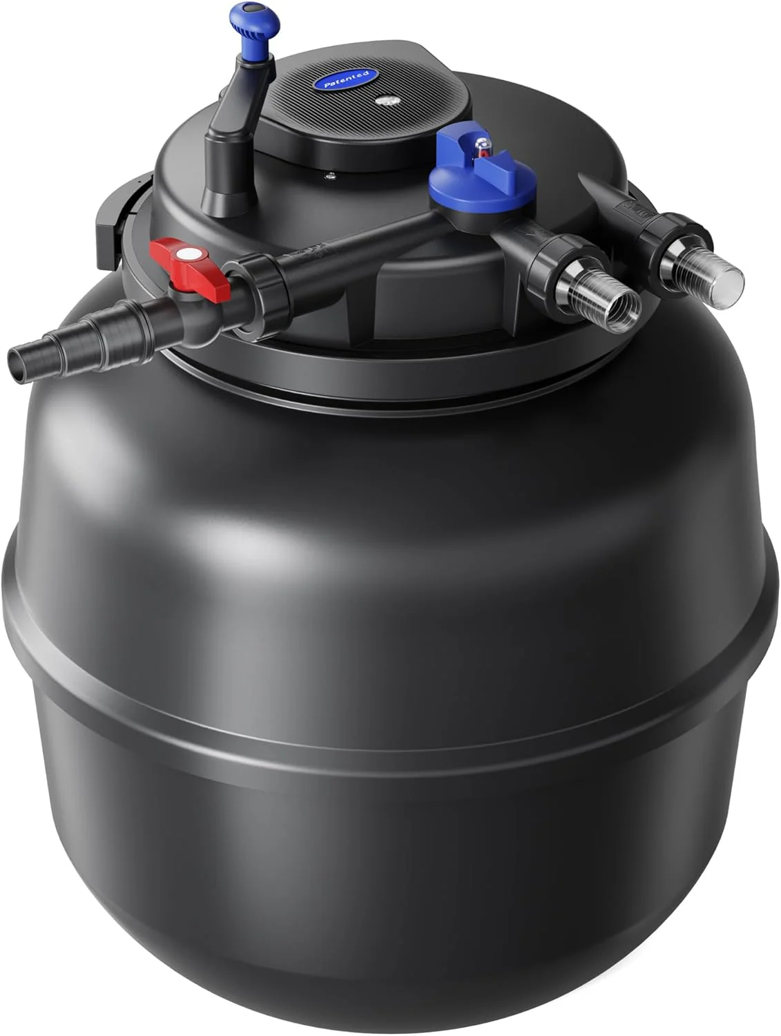 SunSun CPF-15000 drukfilter 10.000 l/u / 18 W UVC-eenheid, vijverdrukfilter voor vijvers tot 30.000 liter, vijverzuiveraar, filterinstallatie