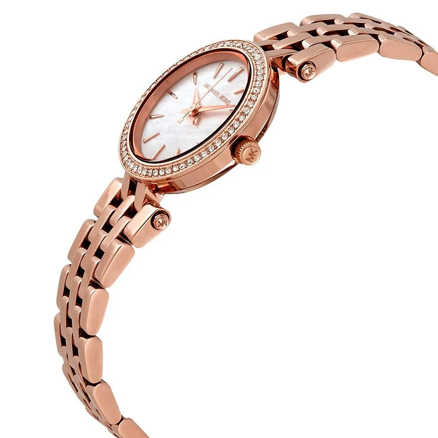 Michael Kors Darci White MOP Dial Rose-gold Women's Watch - MK3832