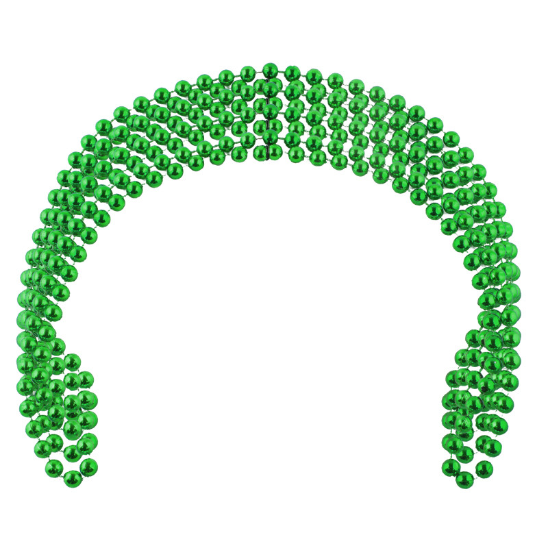 St Patricks Beads Green Bulk 12 PACK 6555