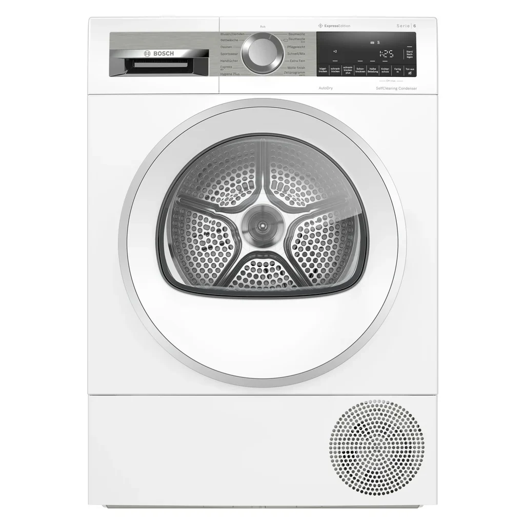 2026 Secadora de bomba de calor Bosch Serie 6 WQG235DH0 8 kg blanco A+++
