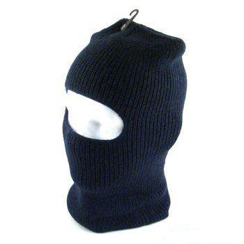 Face Mask Black One Hole 3053