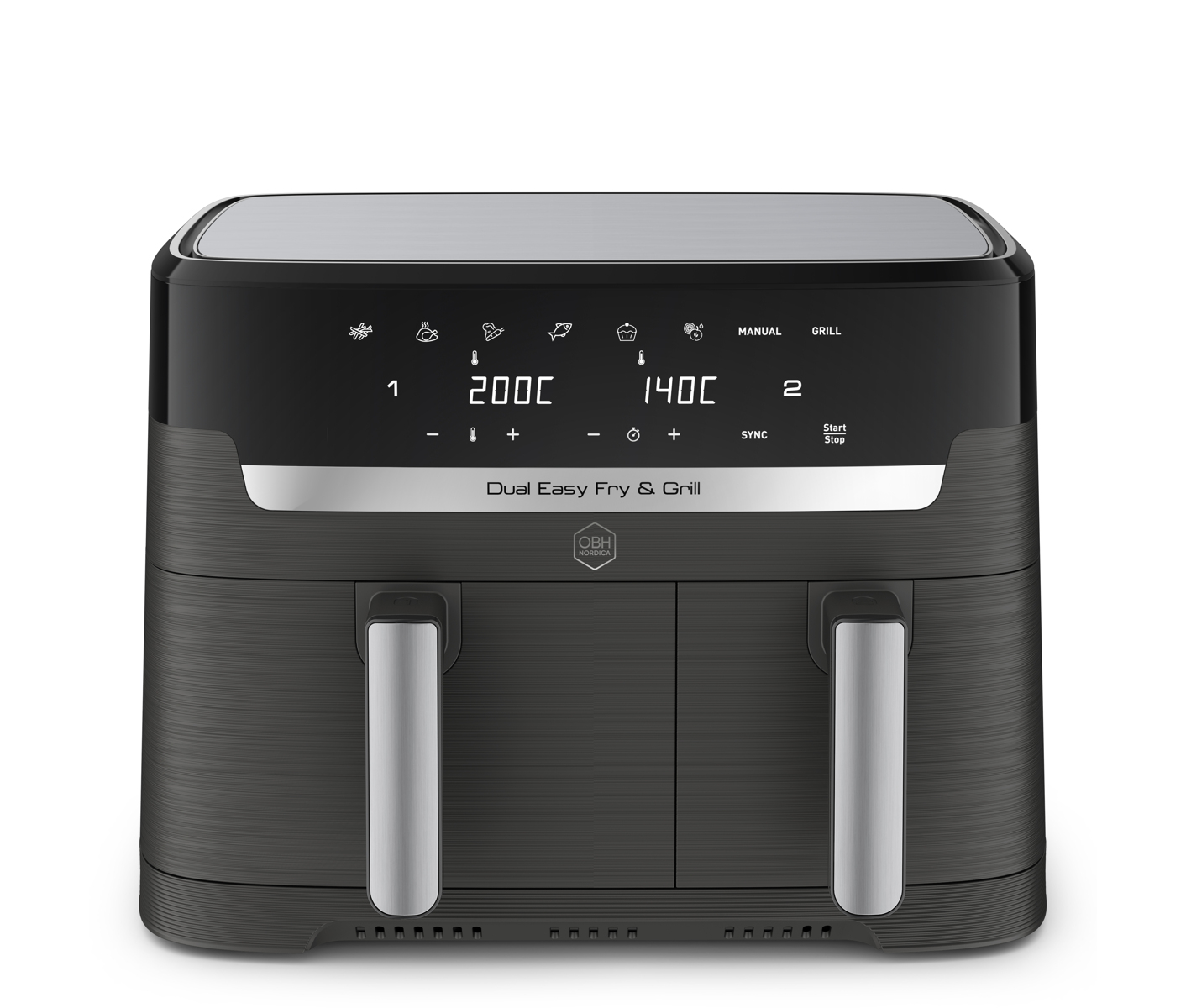 OBH Nordica Dual Easy Fry & Grill