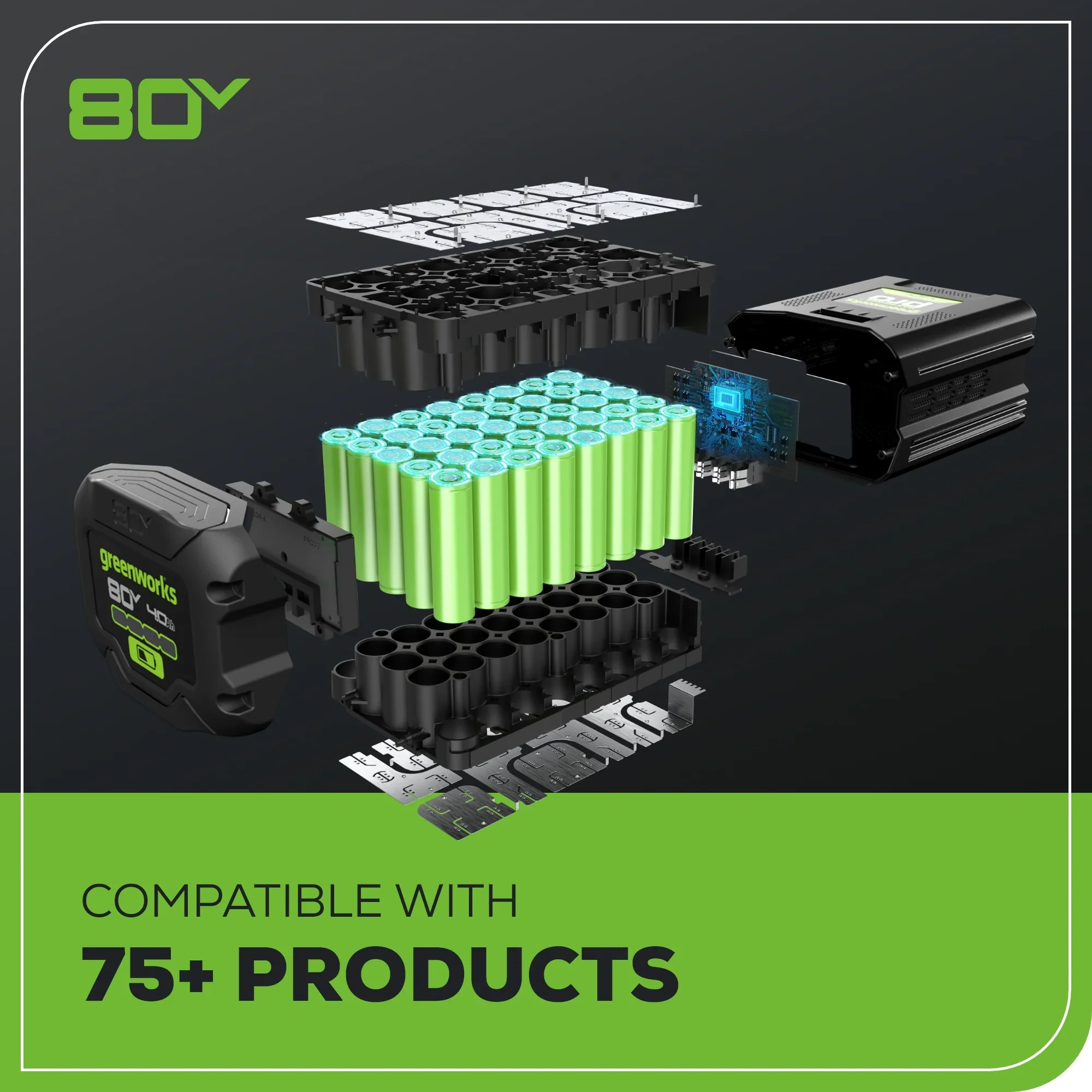 2025 Inversor de energía inalámbrico 80V 300W (solo herramienta)