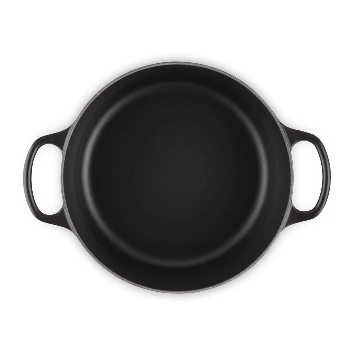 Le Creuset Pfanne Signature Gusseisen-Bräter, Ø 24cm, Schwarz matt