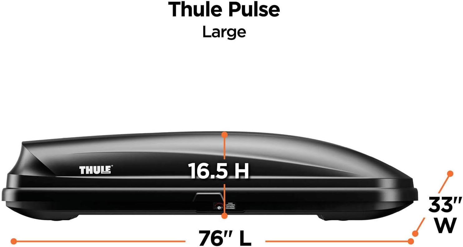 Thule 615 Pulse Cargo Rack, Large, Black