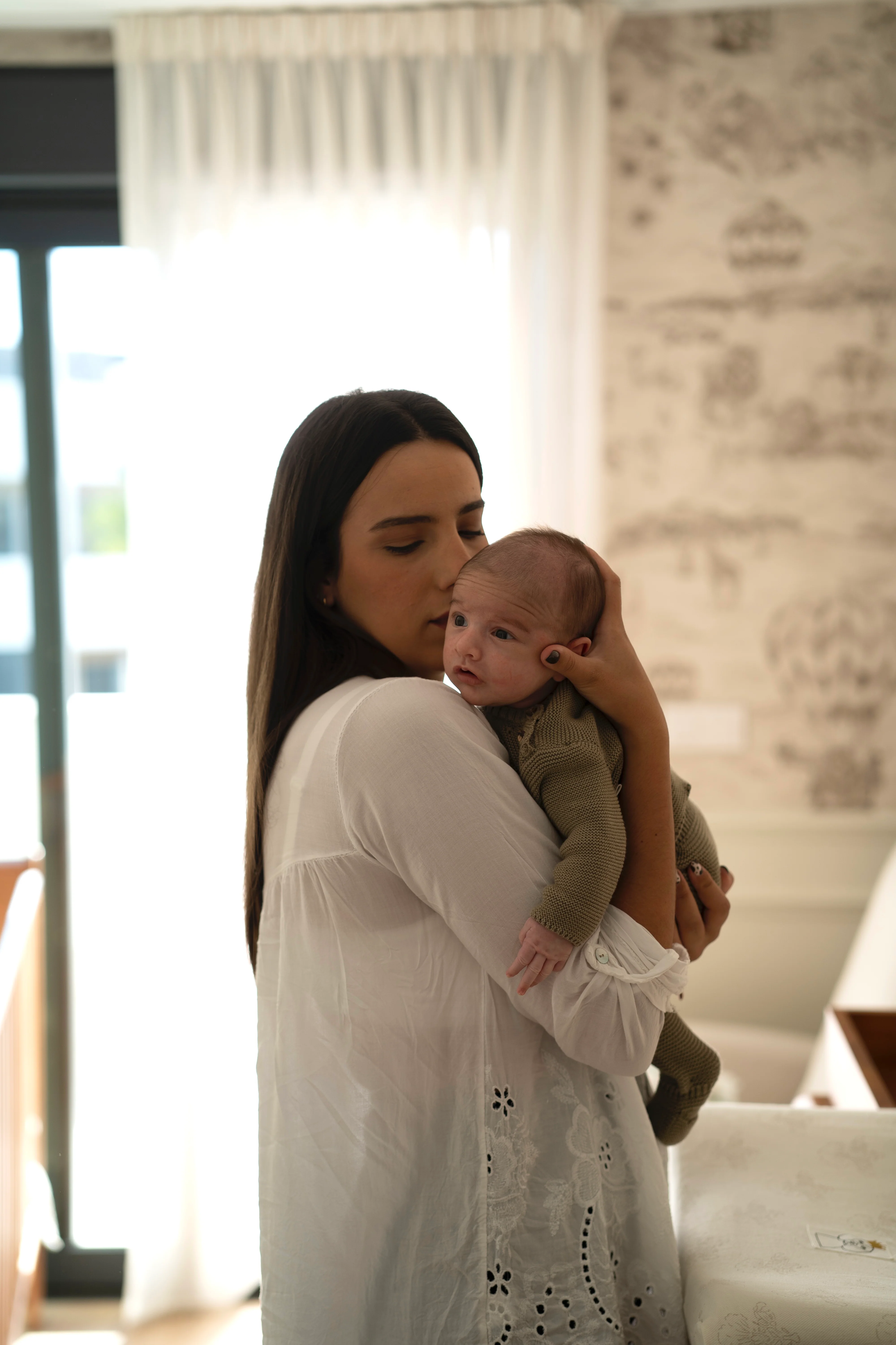 Conjunto Punto Tricot Verde Oliva