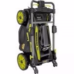 2025 40V Brushless 20-inch Self-Propelled Hand Lawn Mower, Grass Trimmer and Leaf Blower with (2) Batteries and (2) Chargers