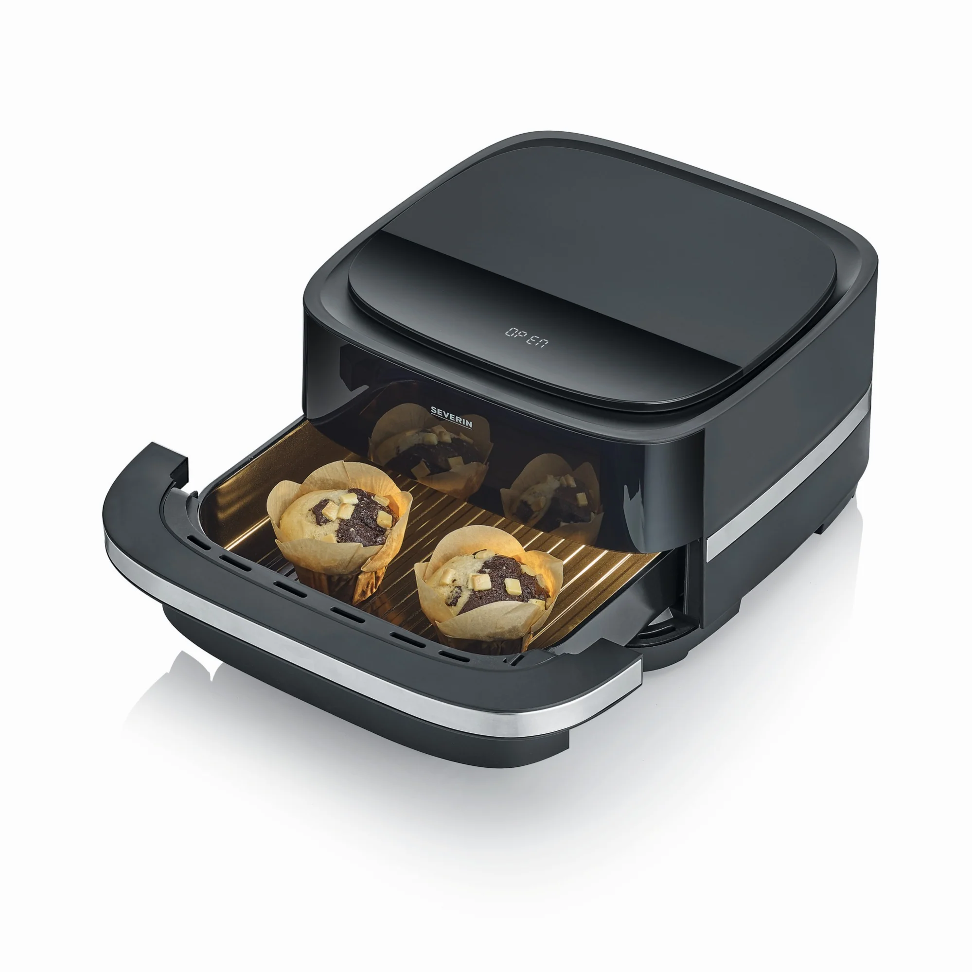 Severin Heissluftfritteuse Fry&Pizza&more mit 4 Liter