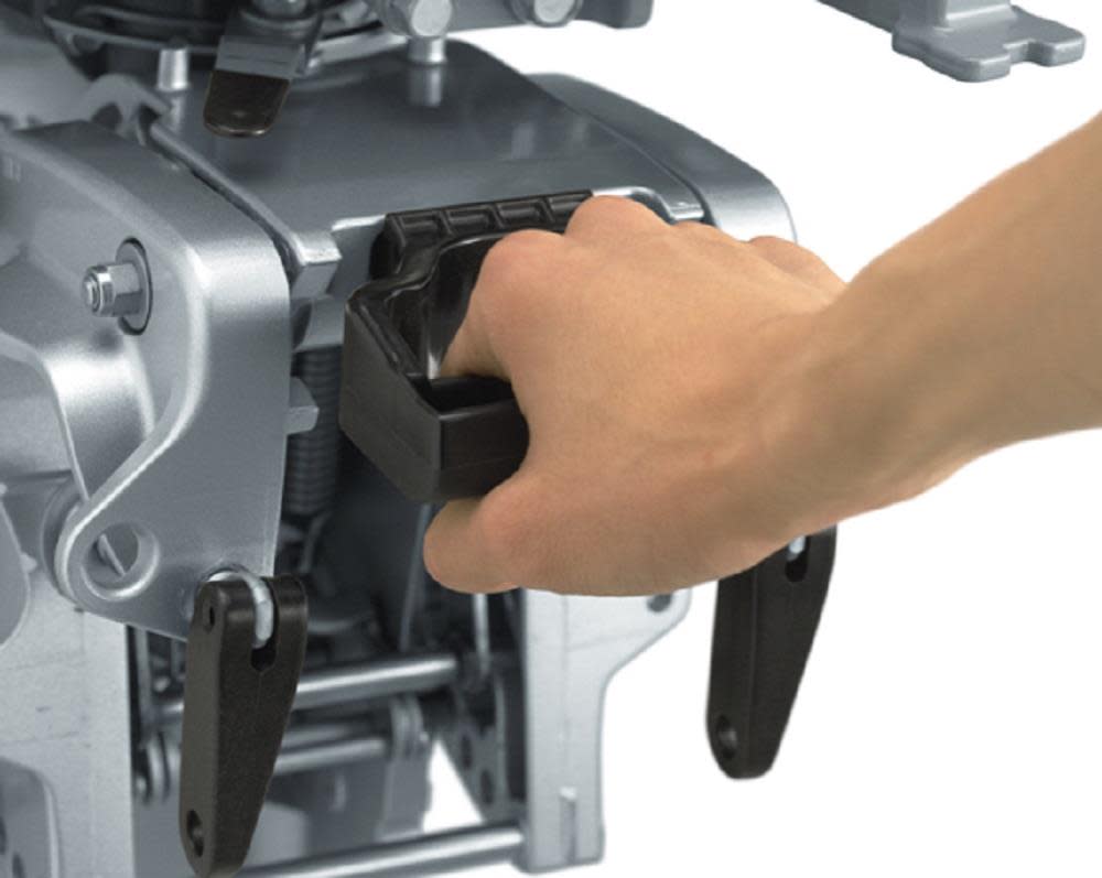 8 HP 4-Stroke Outboard Motor with Throttle Grip and Power Tilt