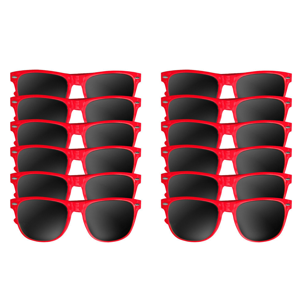Red Sunglasses | Iconic 80's Style | Adult 1056D
