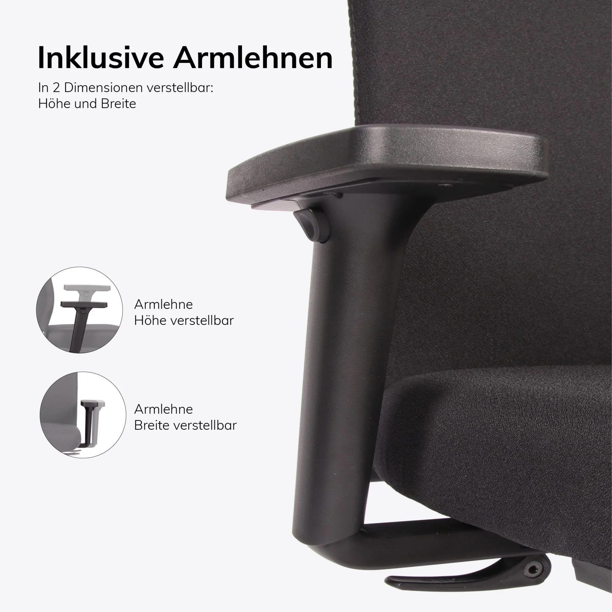 2025 Silla de Oficina Ergonómica lento Agilis AG10 | Gama de Colores | Tejido Bondai | Reposabrazos