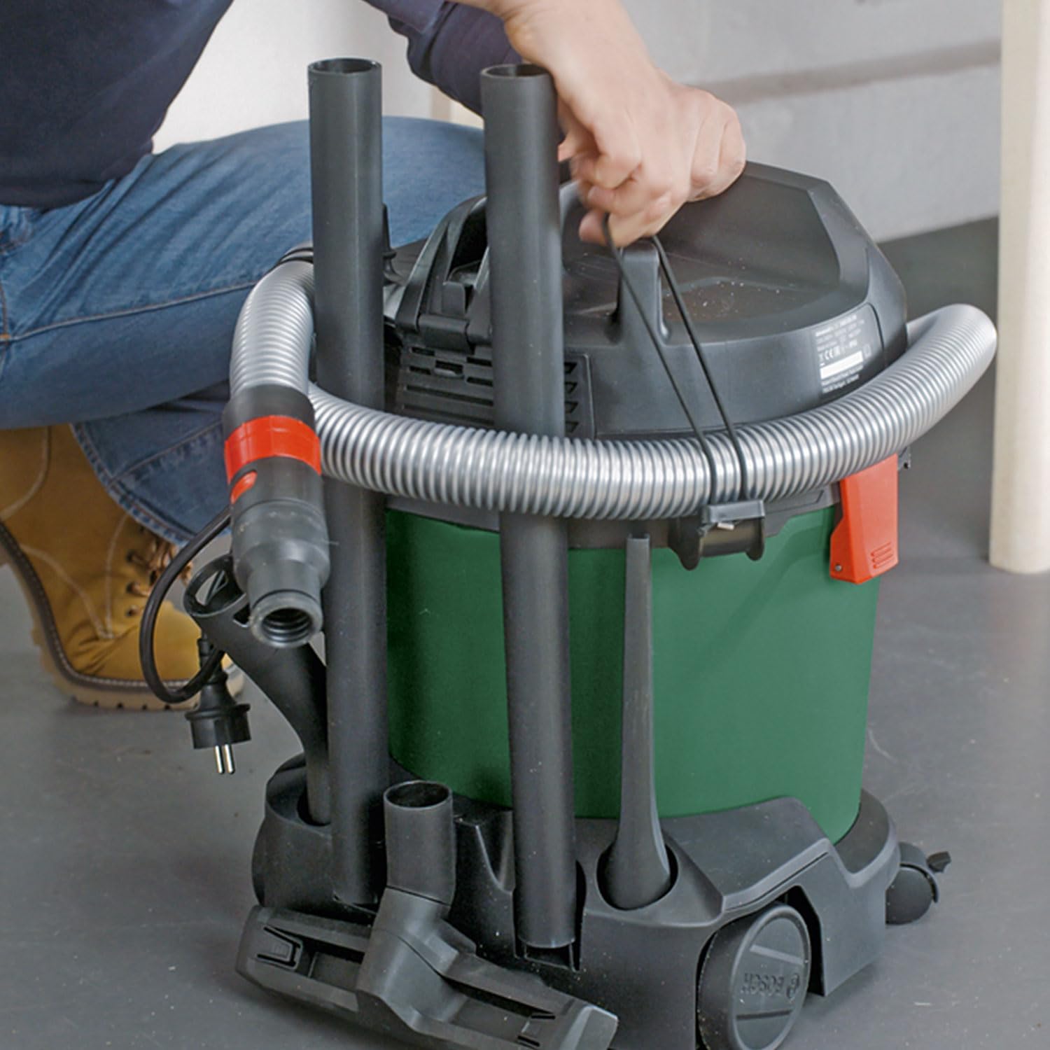 Bosch Nass- und Trocken Staubsauger AdvancedVac 20 (1200 Watt, 20 Liter Behltervolumen, in Karton)