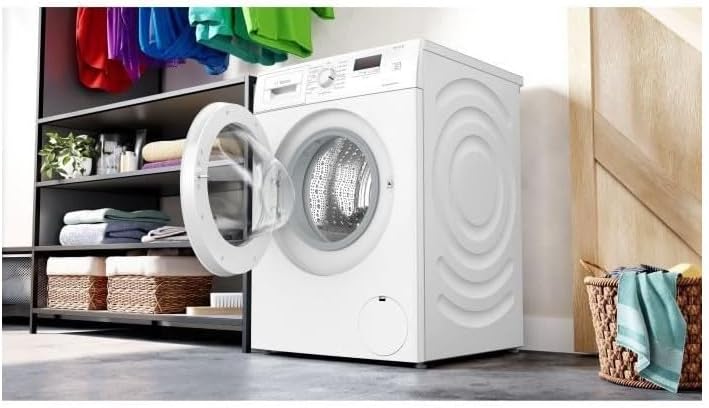 Bosch WGE02406FR Serie 2 Waschmaschine, freistehend, 7 kg, EcoSilence Drive, 1400 U/min, 44 l, Weiß