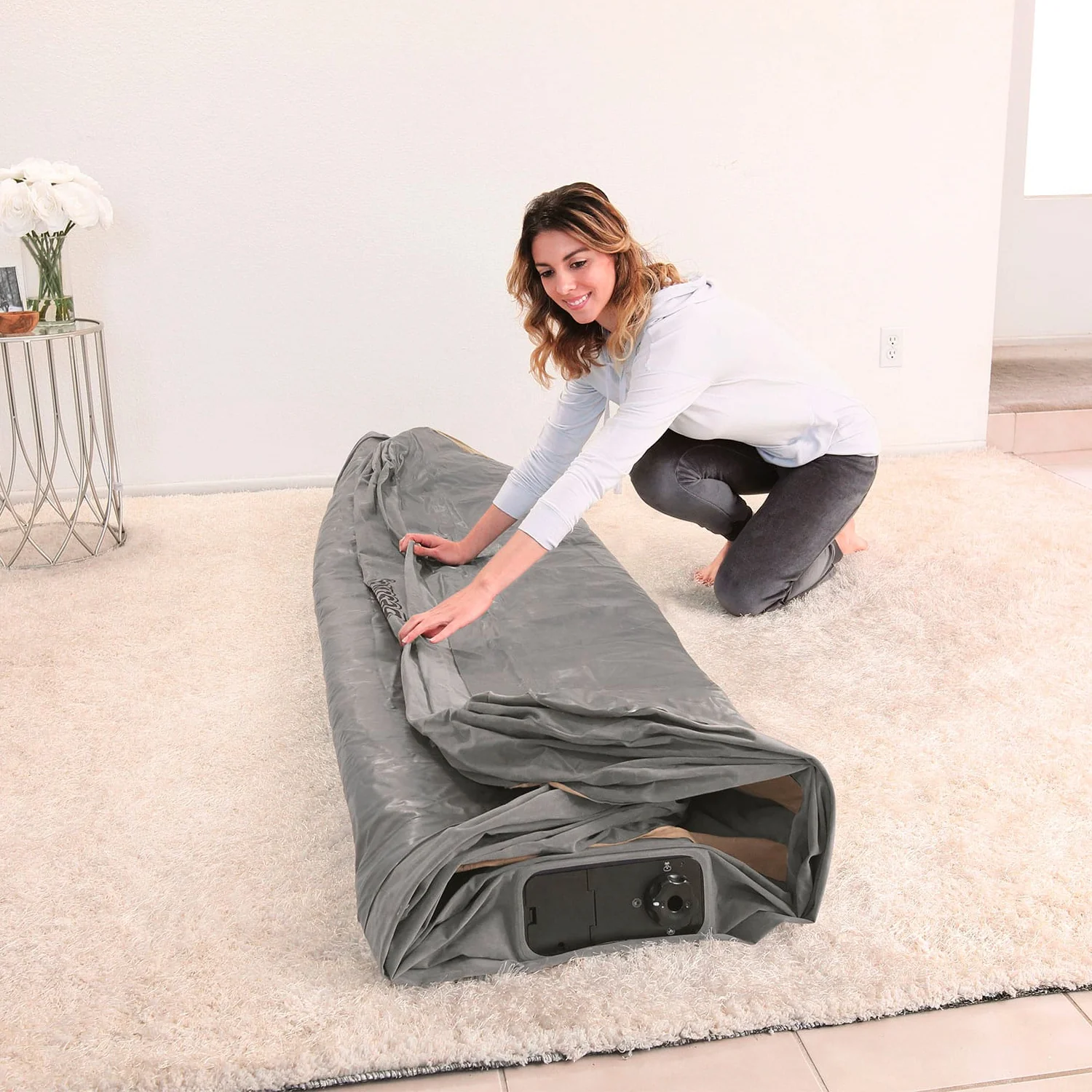 Materasso Matrimoniale Gonfiabile 203x152x46cm