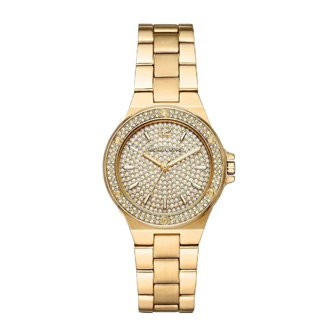 Michael Kors Lennox Three-Hand Gold Women's Watch - MK7289