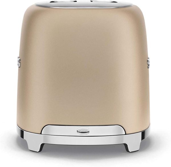 2 Slice Retro Toaster (Matte Champagne)