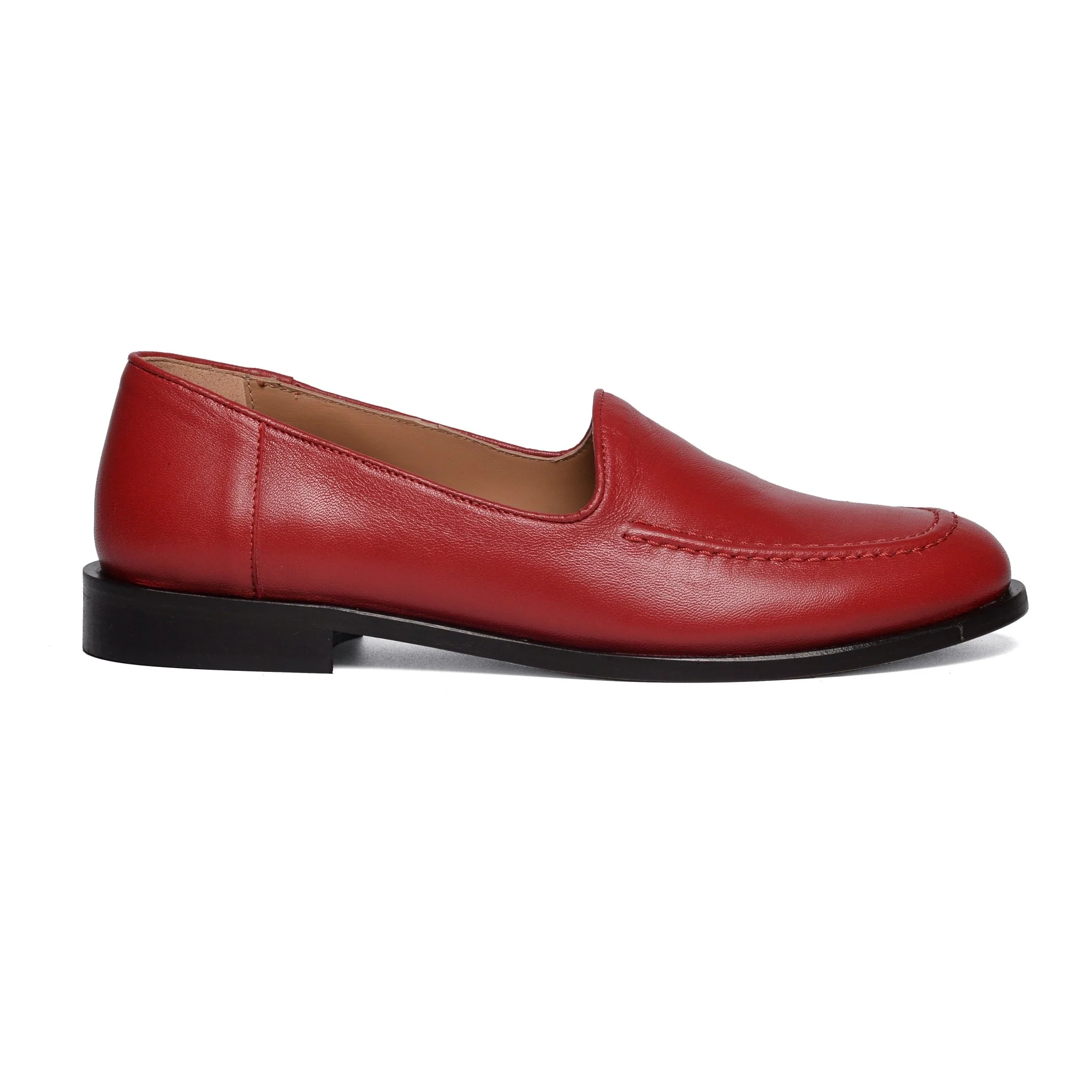 Mocassino Cosima nappa rosso