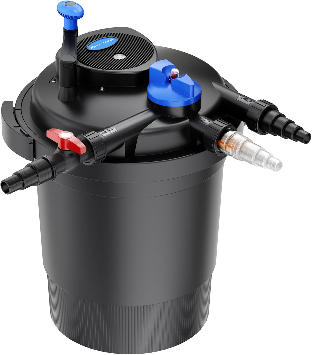 SunSun CPF-15000 Druckteichfilter 10.000 l/h / 18 W UVC Einheit, Teichdruckfilter für Teiche bis 30.000 Liter, Teichklärer, Filteranlage