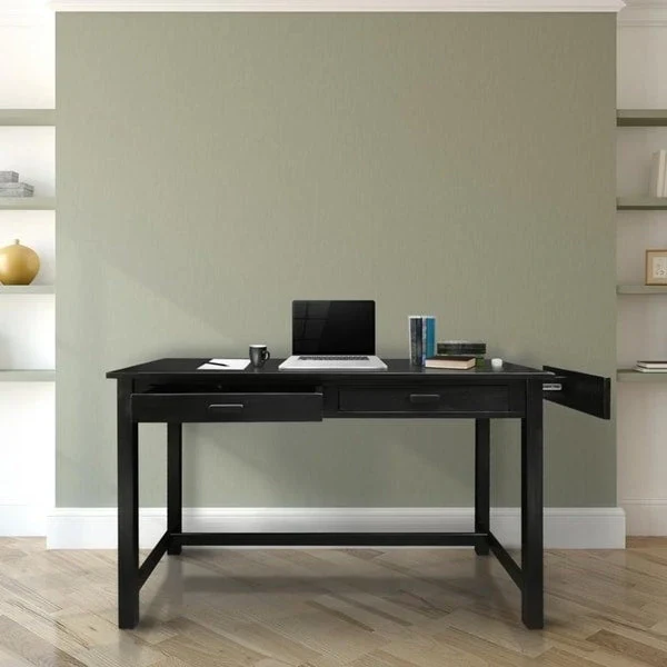 Porch & Den Handley Desk with Hidden Side Drawer