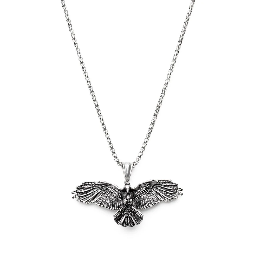 Adelaar Ketting - RVS - Roofdier Vogel Hanger - Onafhankelijkheid