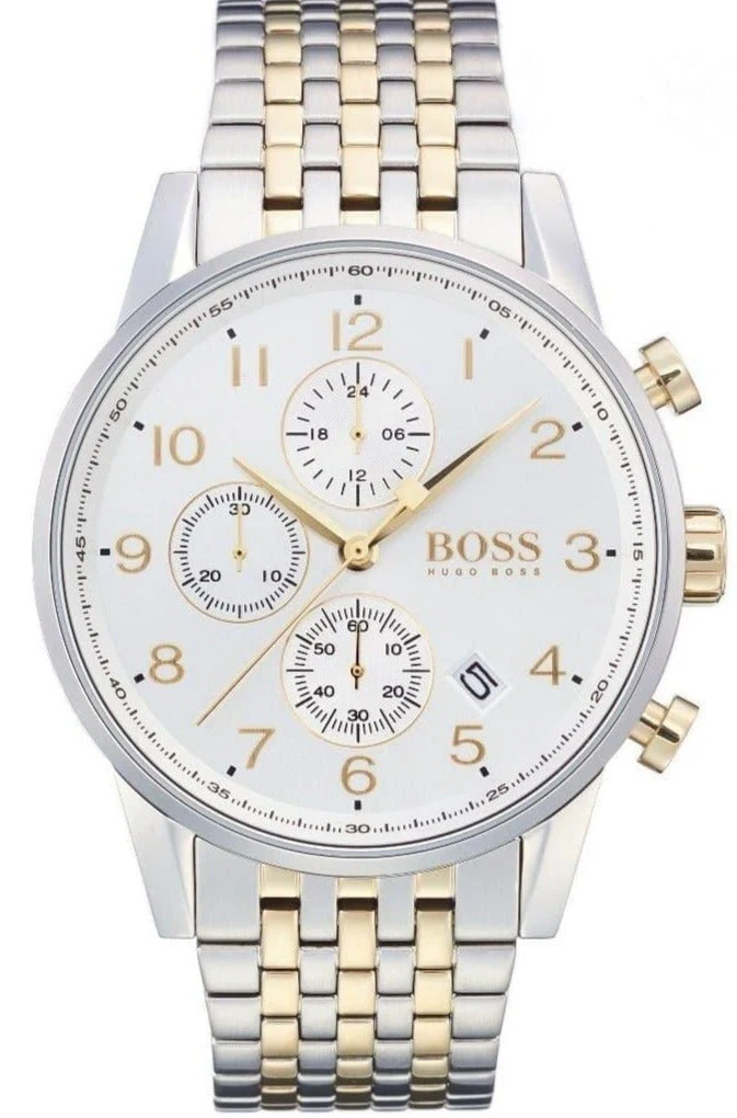 Hugo Boss Navigator Classic, Stainless Steel Chronograph Watch - 1513499