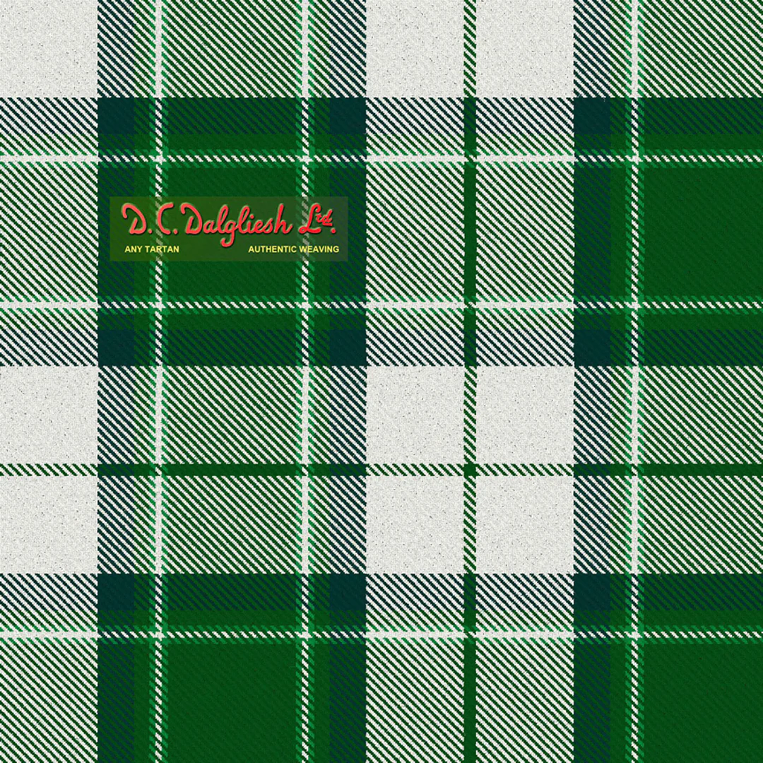 Tartan Piece - Dress Green Longniddry (Kilt Length - 6 yard kilt)