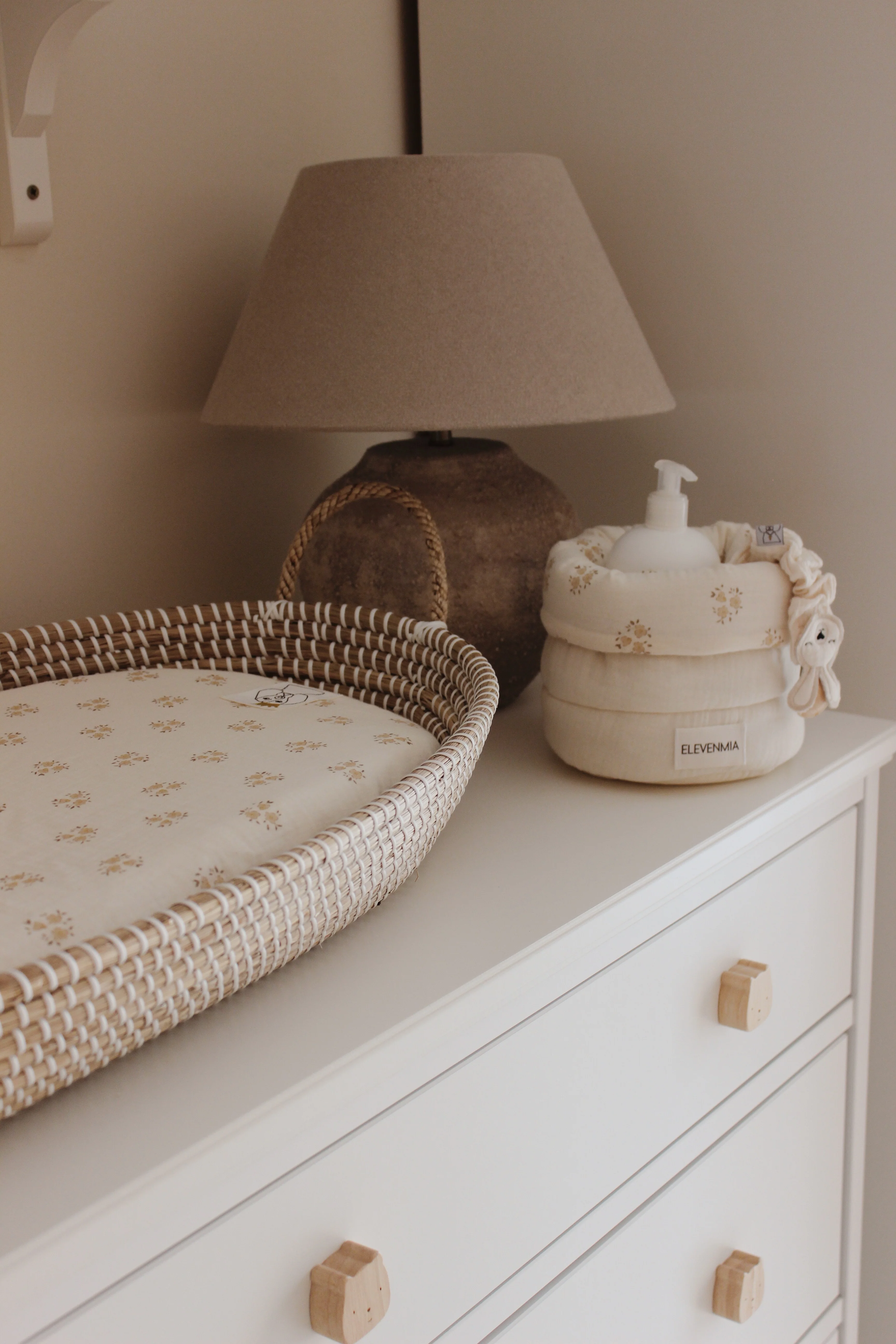 Cesto Organizador Peque?o Sia Arena + Gasa Cruda