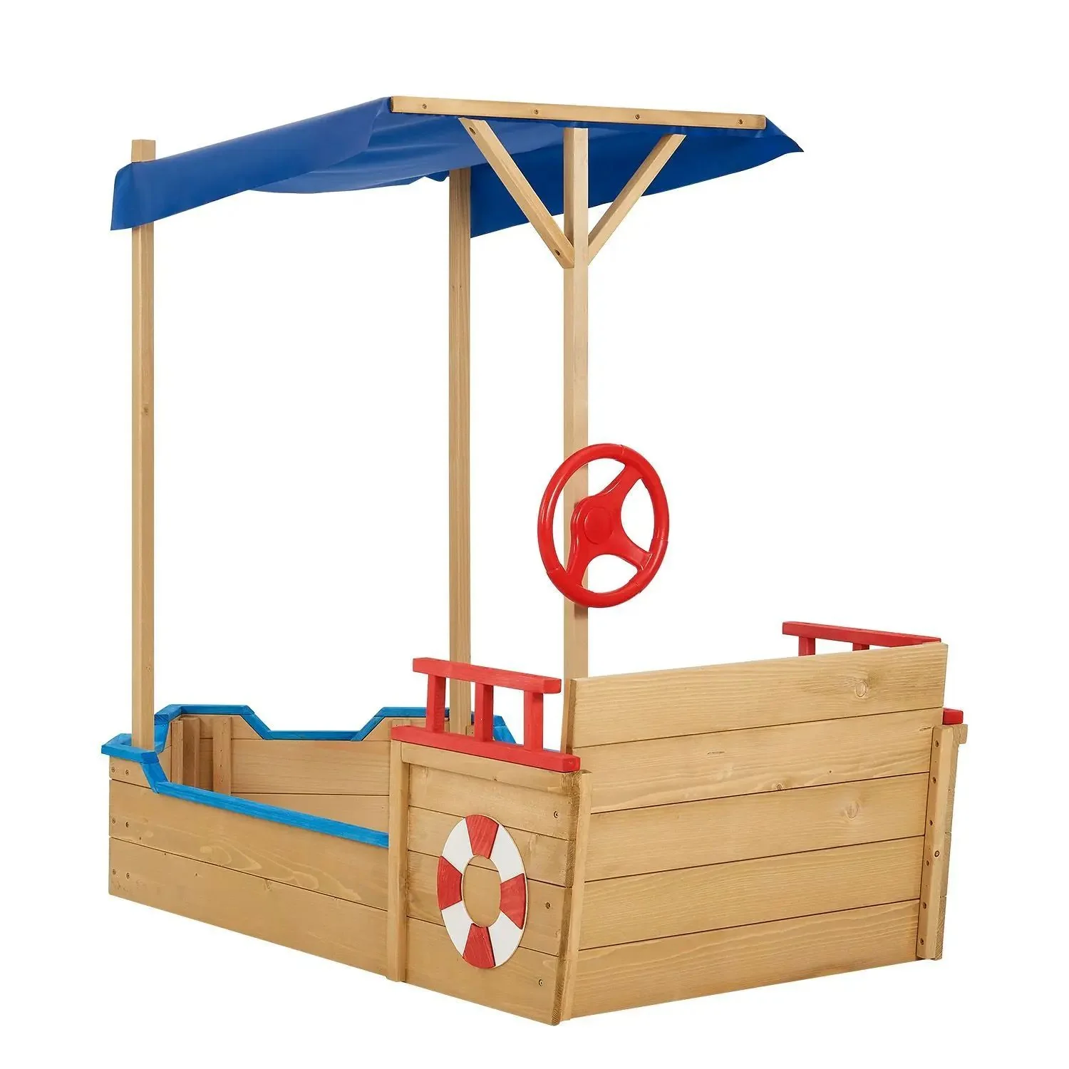 2025 Caja de arena Käpt’n Pit - Barco pirata de madera