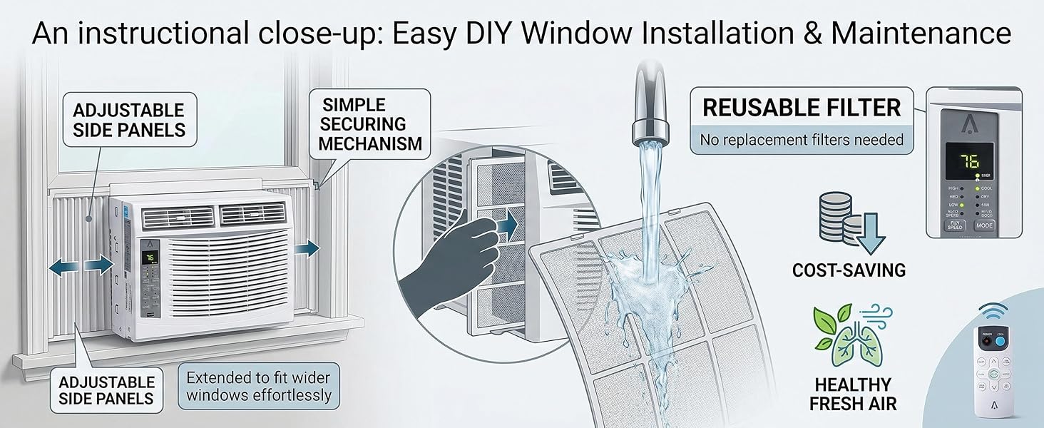 10,000 BTU Window Air Conditioner