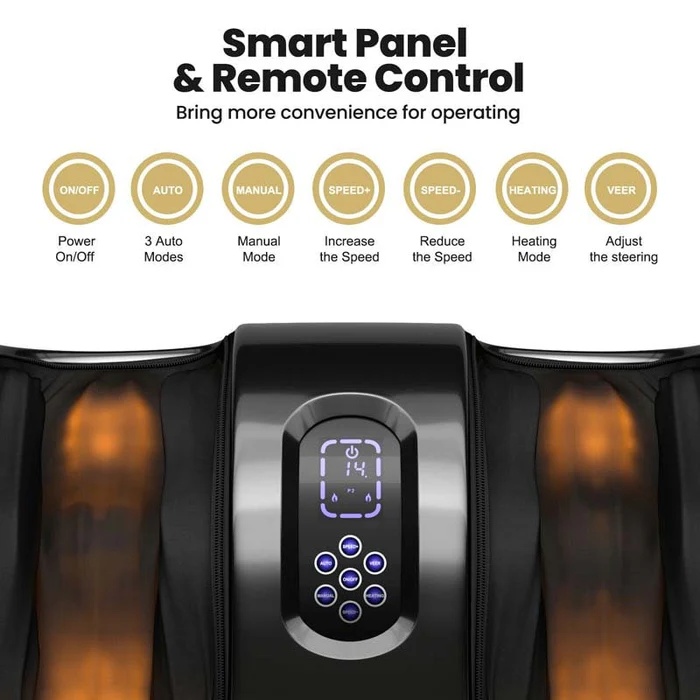 Eletriclife Shiatsu Foot Massager with Kneading and Heat Function