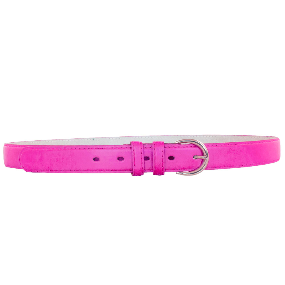 12 PACK Hot Pink 1 Inch Skinny Belts Mix Sizes 2628A