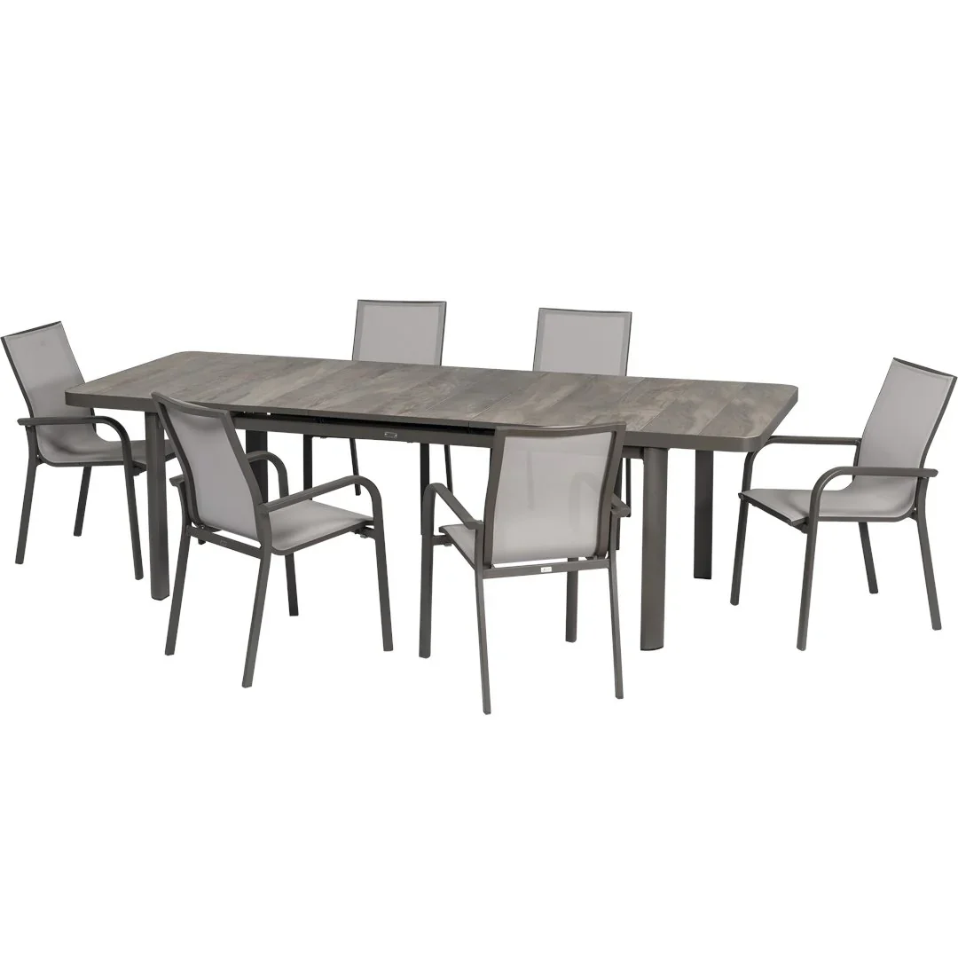 Stone - Set pranzo da giardino da 8 a 12 posti