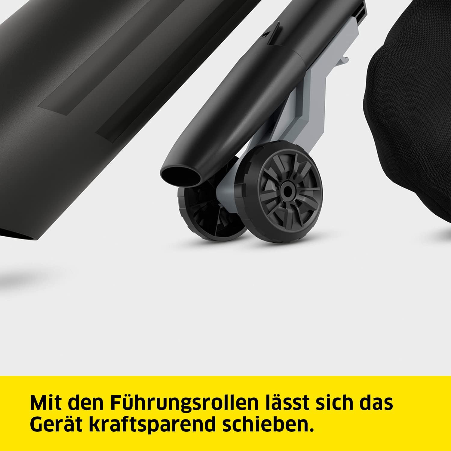 Kärcher 18 V Akku-Laubbläser und -sauger BLV 18-200 Battery Set, inkl. 18 V/2,5 Ah Akku und Schnellladegerät, mit Mulchfunktion, Luftgeschwindigkeit: 200 km/h, Fangsackvolumen: 45 l, Gewicht: 3,5 kg