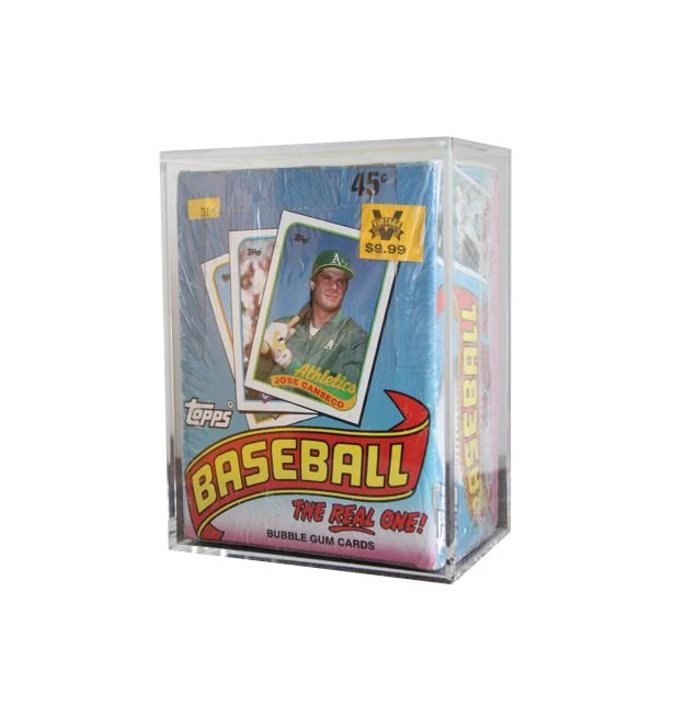 Acrylic Protective Case For Topps Baseball/Football Wax Box 1980-1991