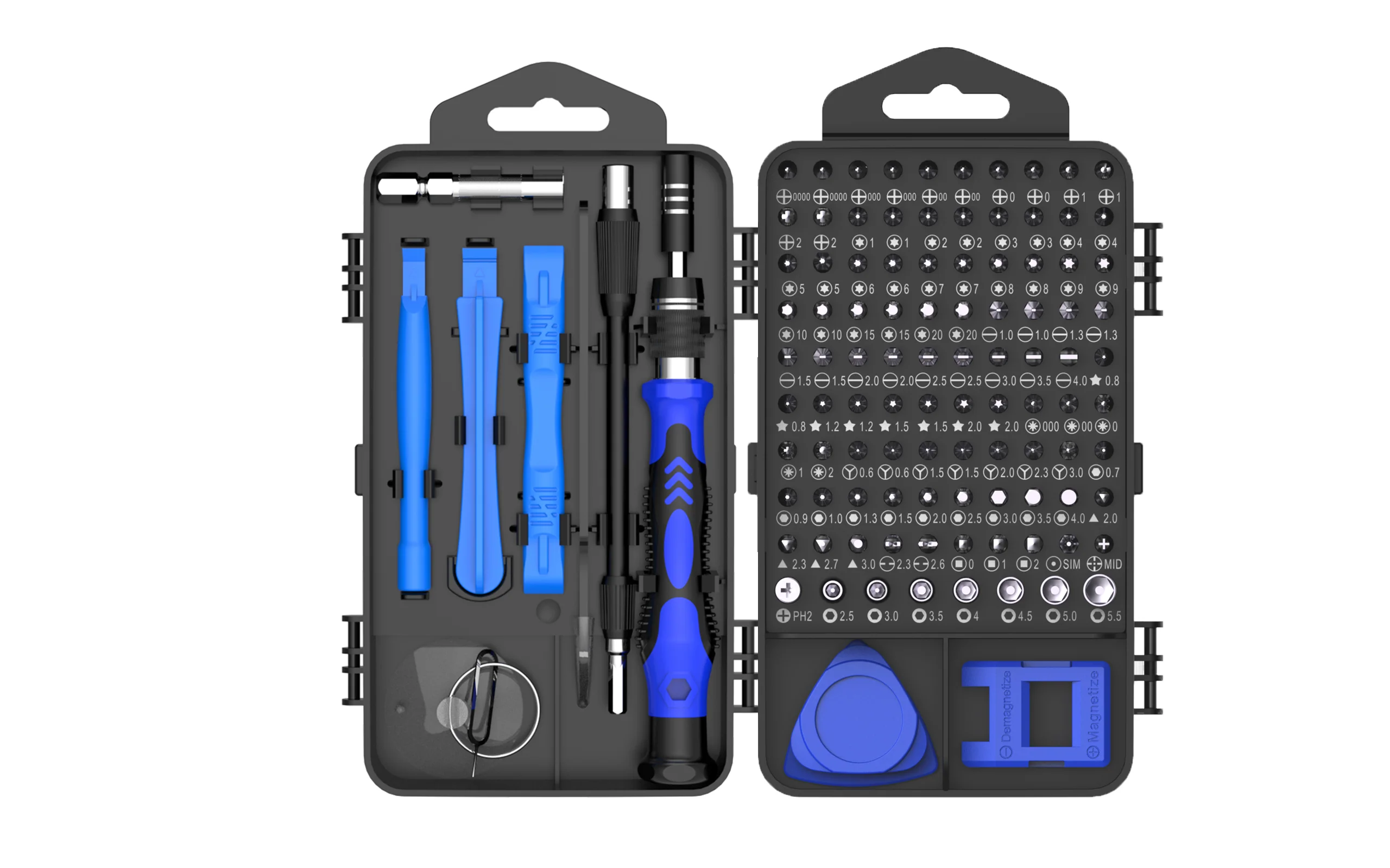 Mini Schraubendreher Set 117 in 1 für Elektroniker Reparatur werkzeug Präzisions-schraubendreher Mobile Laptop Spielzeug Brillen Kamera Torx Retoo