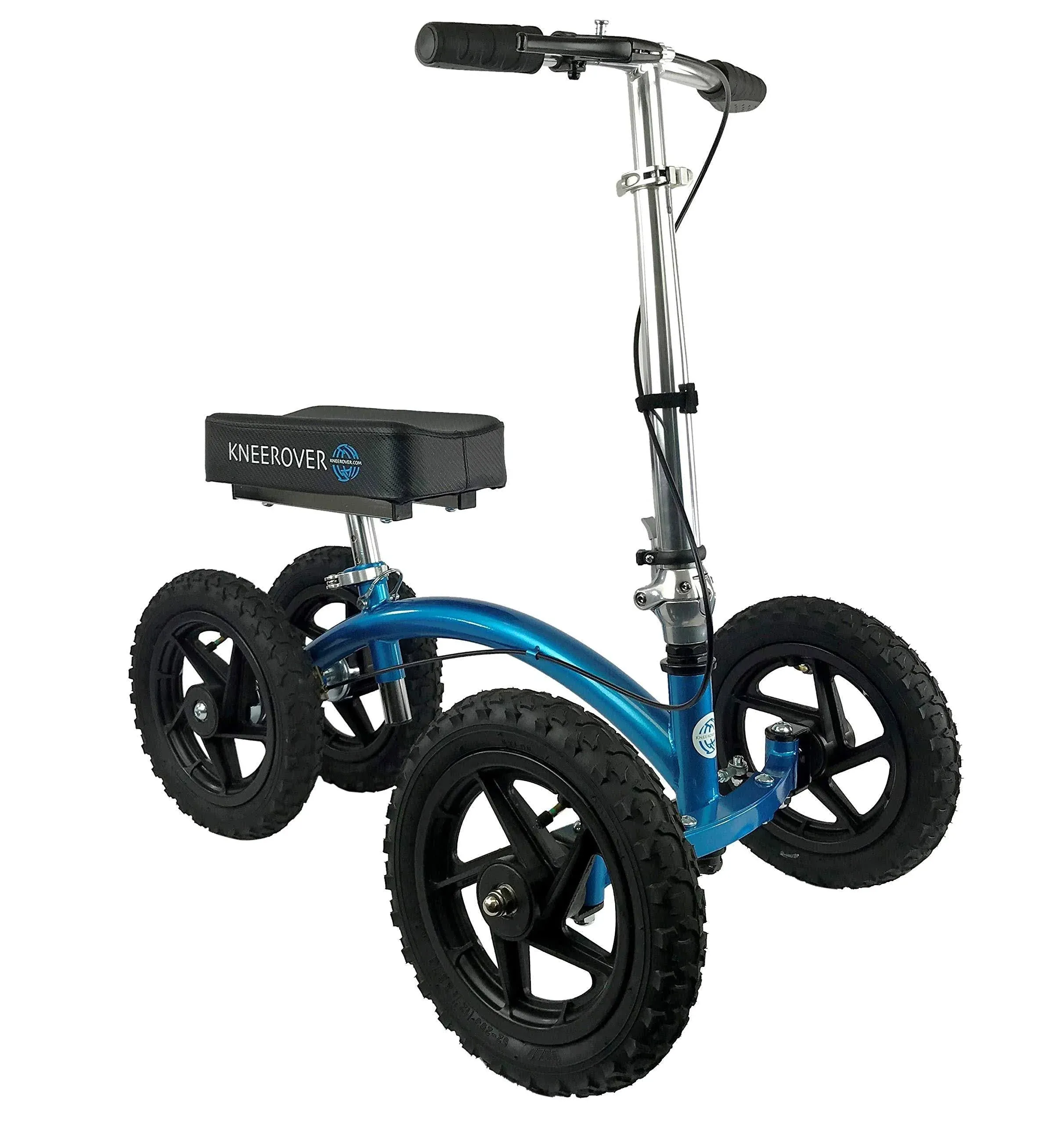 New KneeRover Quad All Terrain Knee Walker in Metallic Blue