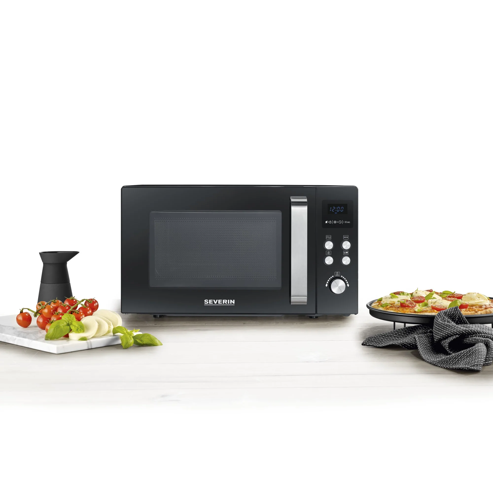 Severin Mikrowelle mit Grill und Heissluft, MW7752