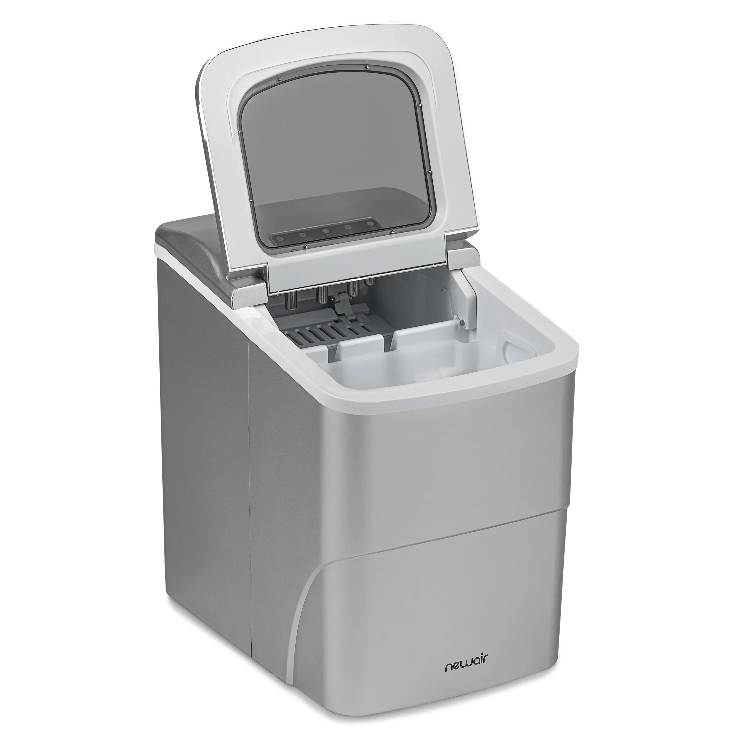 2025 Máquina de Hielo de Encimera Newair® – Cubitos en Forma de Bala, 12 kg/día – Negro Mate