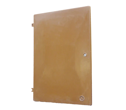 Mitras Brown Recessed Electricity Meter Box Door