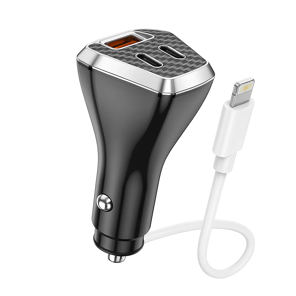 Auto Schnellladegerät KFZ - Zigarettenanzünder 88,5 W �?2× USB-C + 1× USB-A