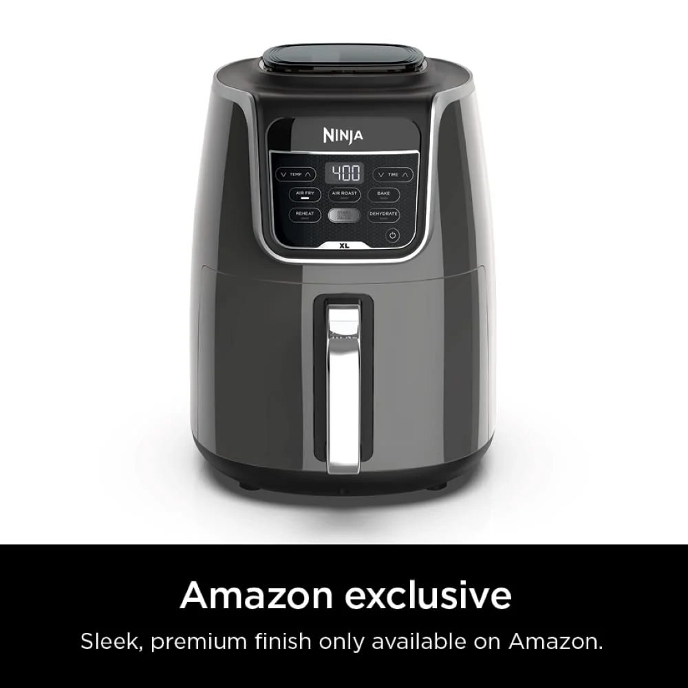 2025 Ninja AF150AMZ Freidora de Aire 5.5 Qt, Recalienta, Deshidrata y Función Multifuncional