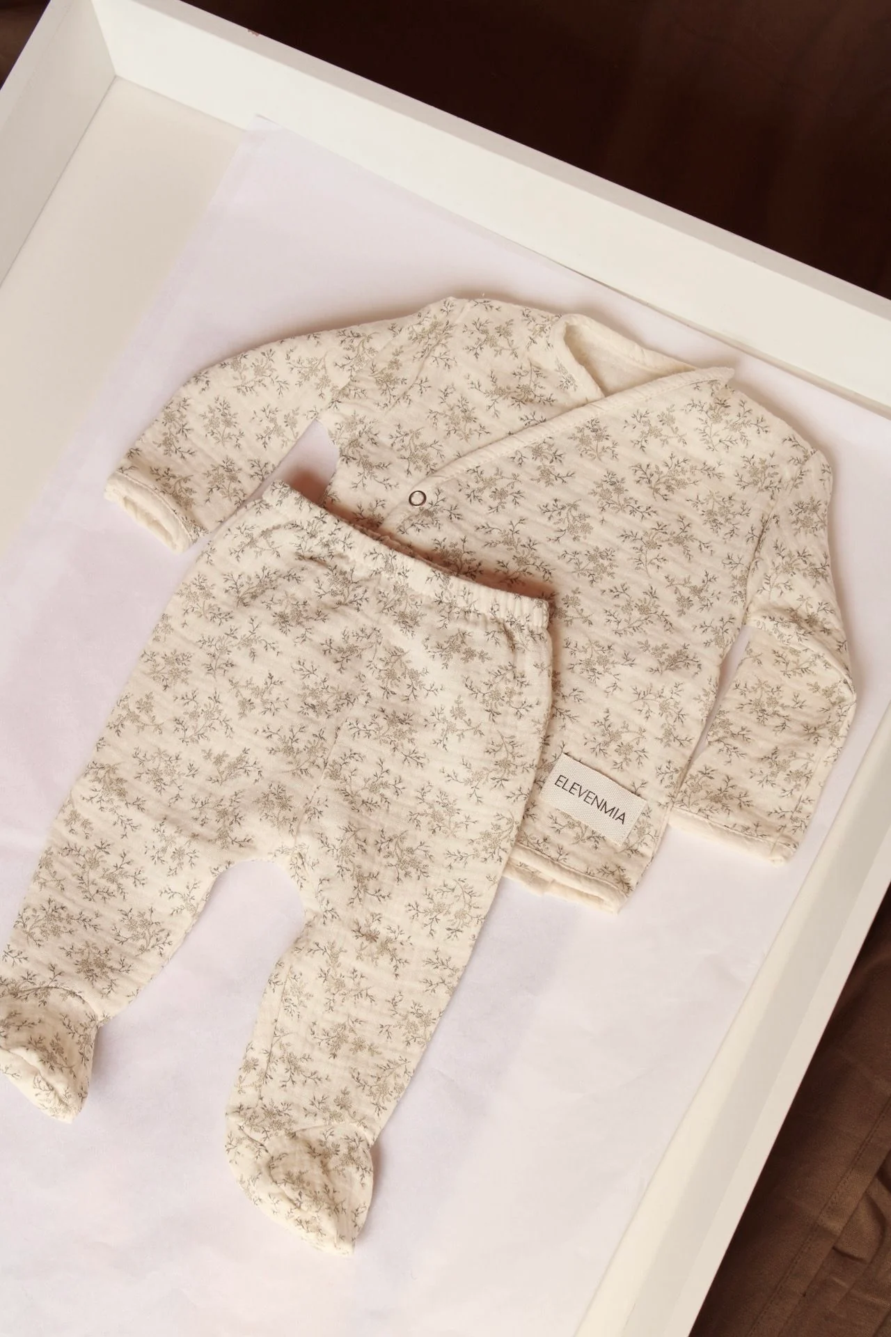 Camisa Cruzada Gasa M��a + Polainas Gasa M��a