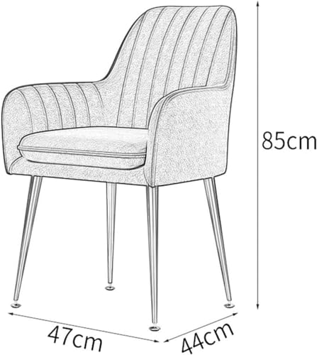 YHKJLYH Set di 2 Sedie da Cucina retrò Sedile in Velluto Gambe in Metallo Poltrona con Schienale e Sedile Imbottito Sedie da Pranzo Sedie ad Angolo per Soggiorno Sedie per Reception (Colore : Azzurr : Amazon.it: Casa e cucina
