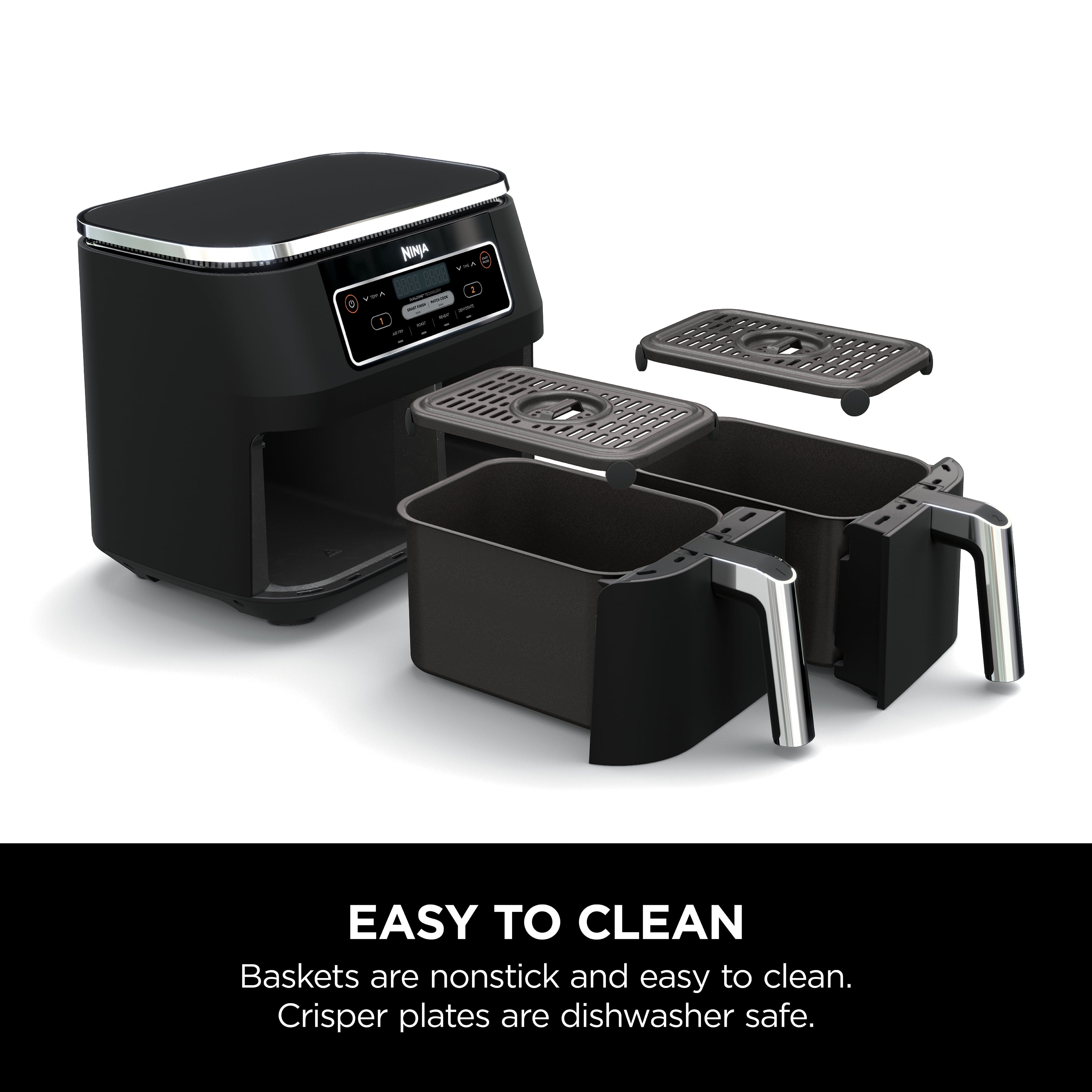 Ninja® Foodi® 4-in-1, 8-qt., 2-Basket Air Fryer with DualZone™ Technology