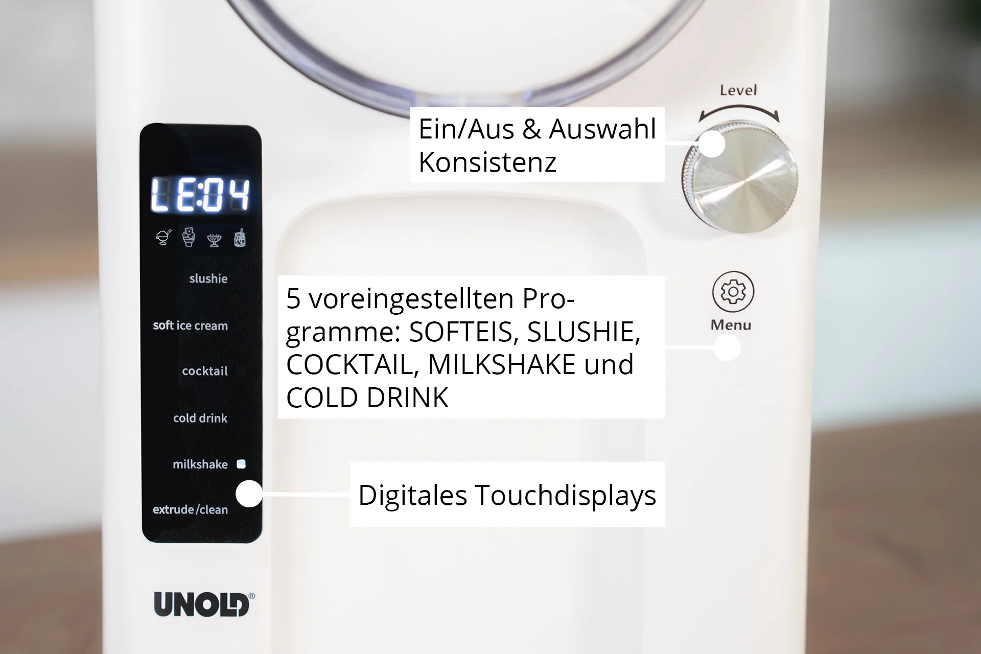 2025 Máquina 2 en 1 Slush y helado italiano Sofie